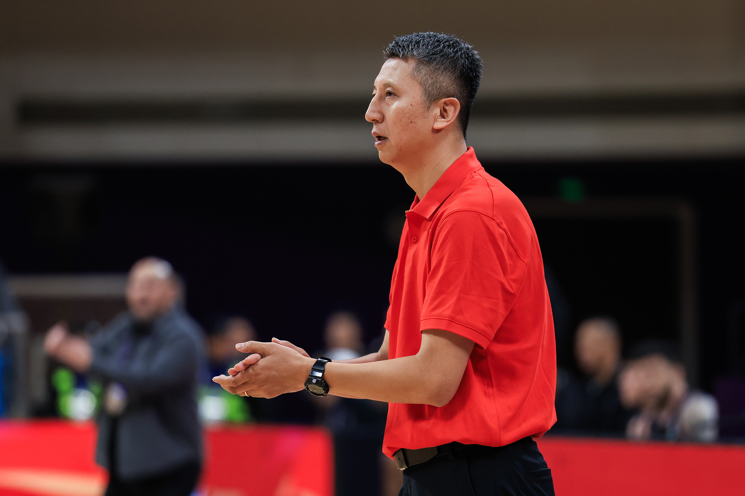 中国男篮连续两场比赛命中率超5成，本场三分命中率高达53.6%